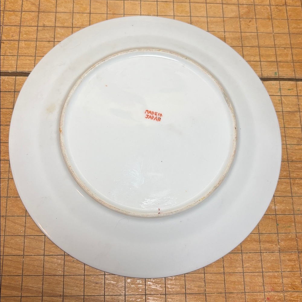 6 Japan Moriage Plates 7 5/8”D Immortals Kannan Goddess of Compassion - Picture 8 of 17